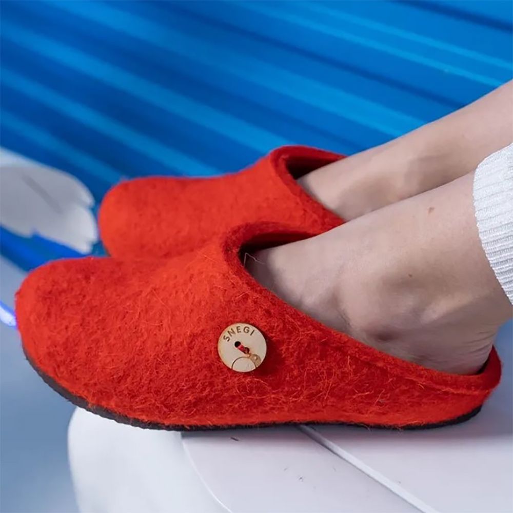 Домашние валенки Step, красные — изображение 6