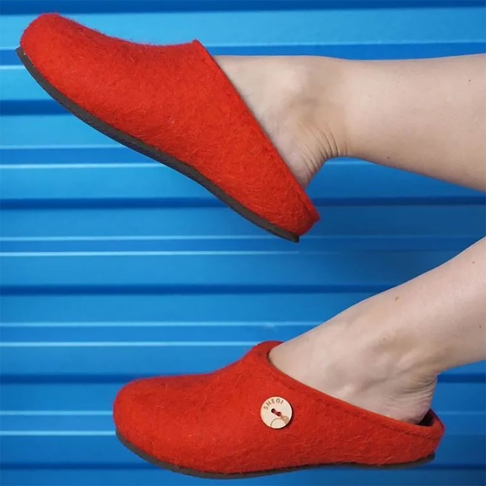 Домашние валенки Step, красные — изображение 8