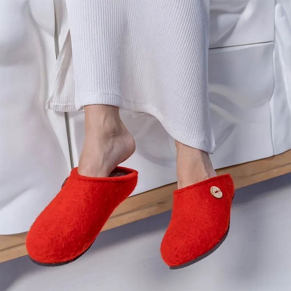 Домашние валенки Step, красные — изображение 7