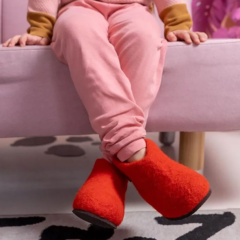 Домашние валенки Wild, красные — изображение 7