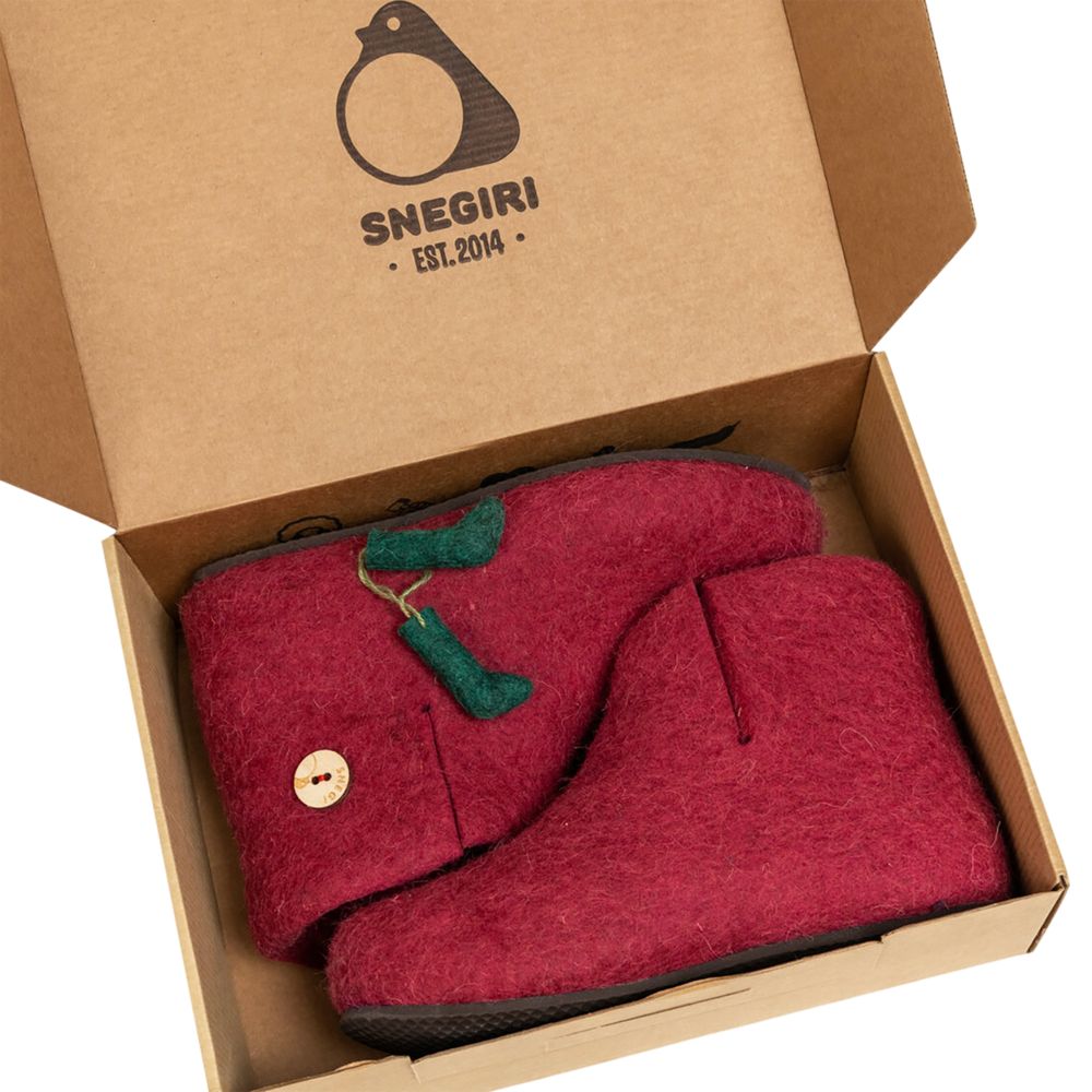 Домашние валенки Wild, розовые (вереск) — изображение 6