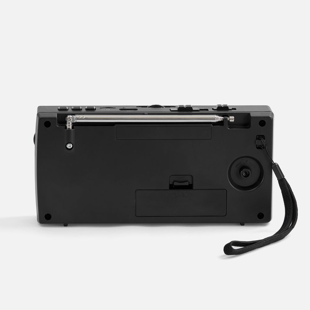 Bluetooth-колонка с радио Comradio, черная — изображение 5