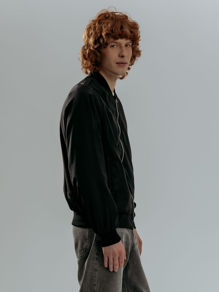 Бомбер Wigton, черный — изображение 15