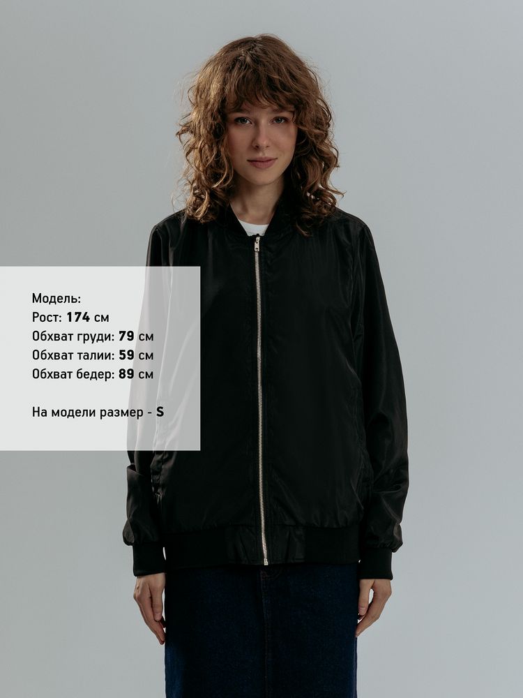 Бомбер Wigton, черный — изображение 8