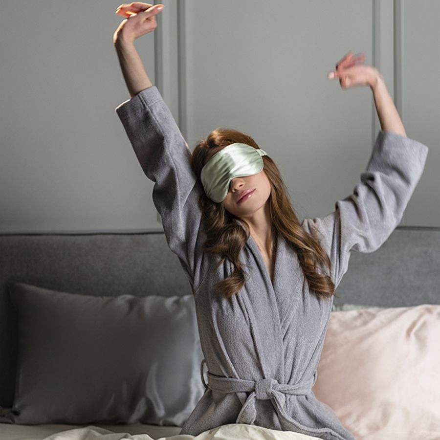 Маска для сна Essential, мятная — изображение 5