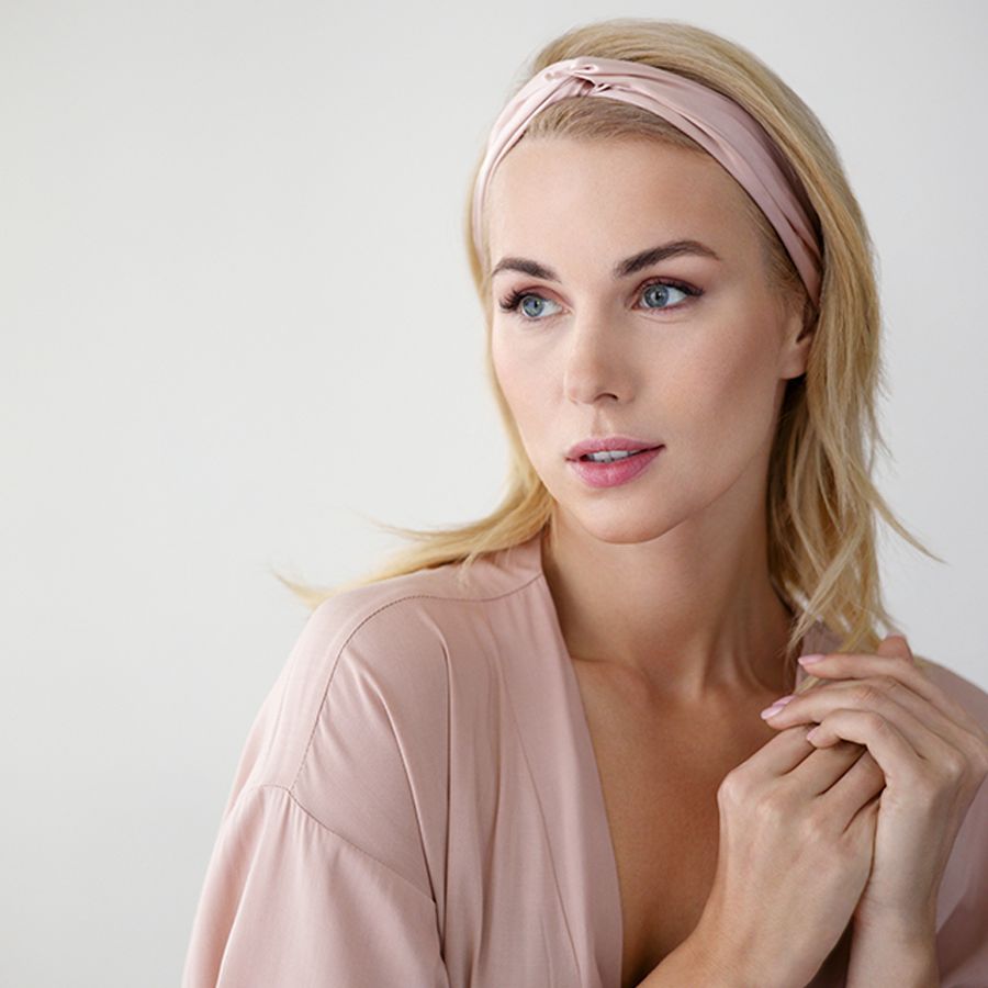 Повязка для волос Essential, розовая (пыльная роза) — изображение 2