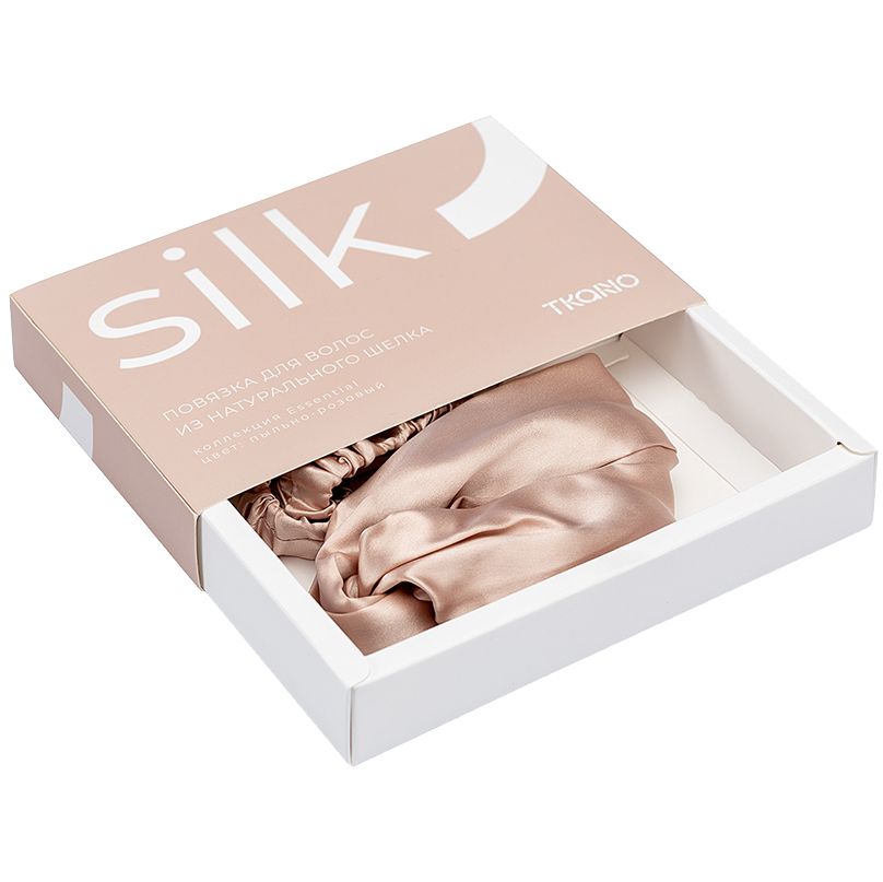 Повязка для волос Essential, розовая (пыльная роза) — изображение 4