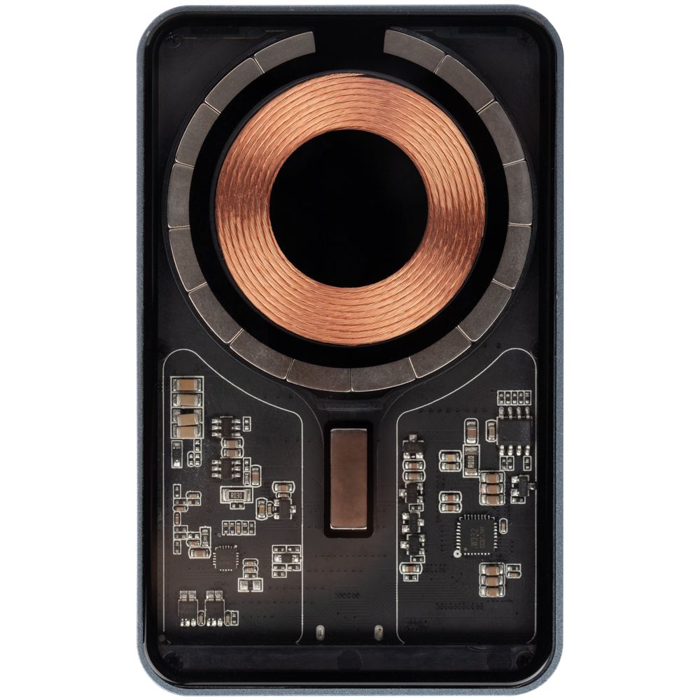 Магнитный беспроводной аккумулятор Cooper Ergo 5000 мАч, темно-серый — изображение 3