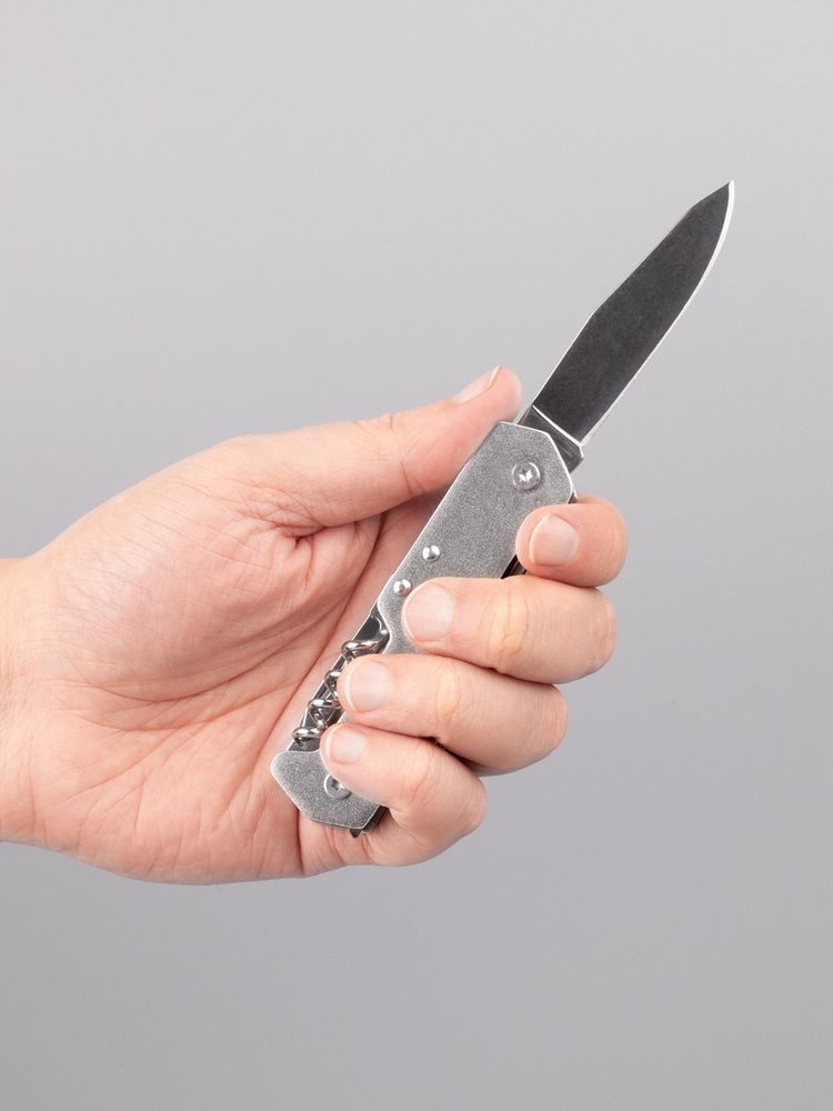 Туристический нож Liten Halp, серебристый — изображение 7