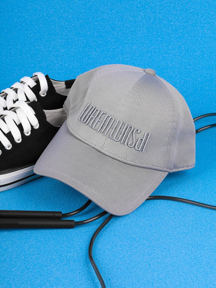 Бейсболка Dogoni, серая — изображение 10