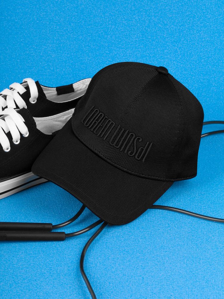 Бейсболка Dogoni, черная — изображение 9