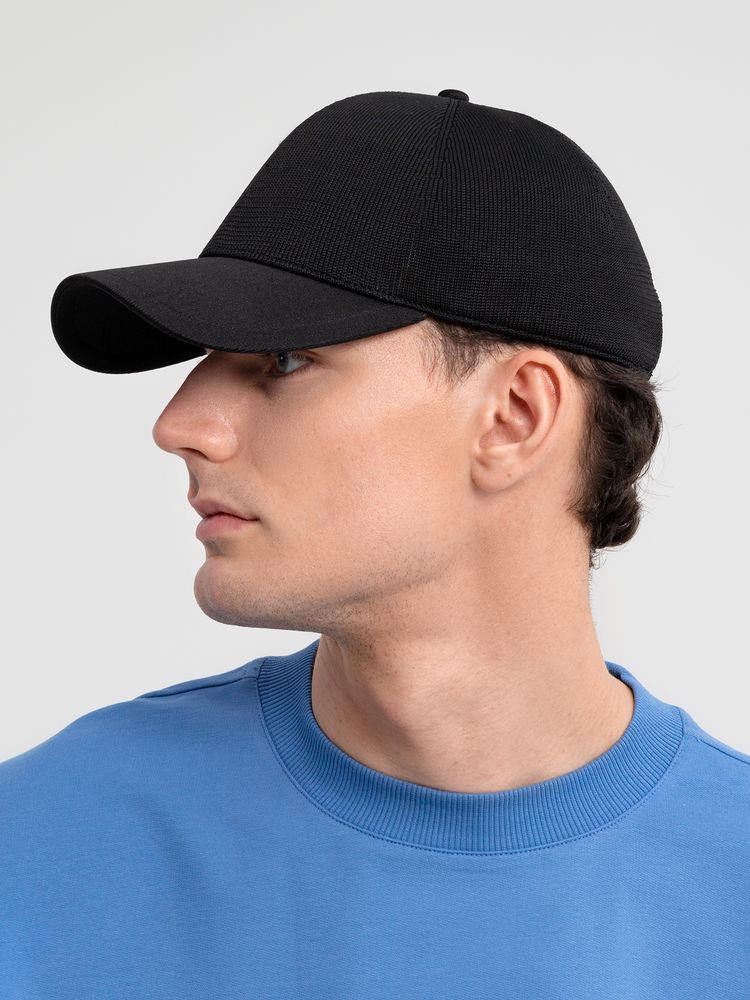 Бейсболка Dogoni, черная — изображение 6