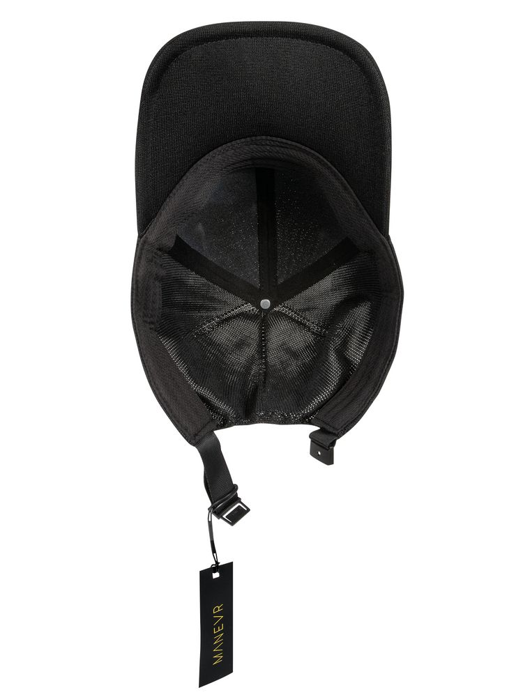 Бейсболка Dogoni, черная — изображение 3