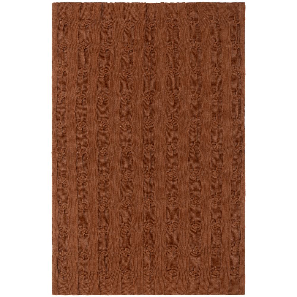 Плед Snefald, коричневый (темное золото) — изображение 5