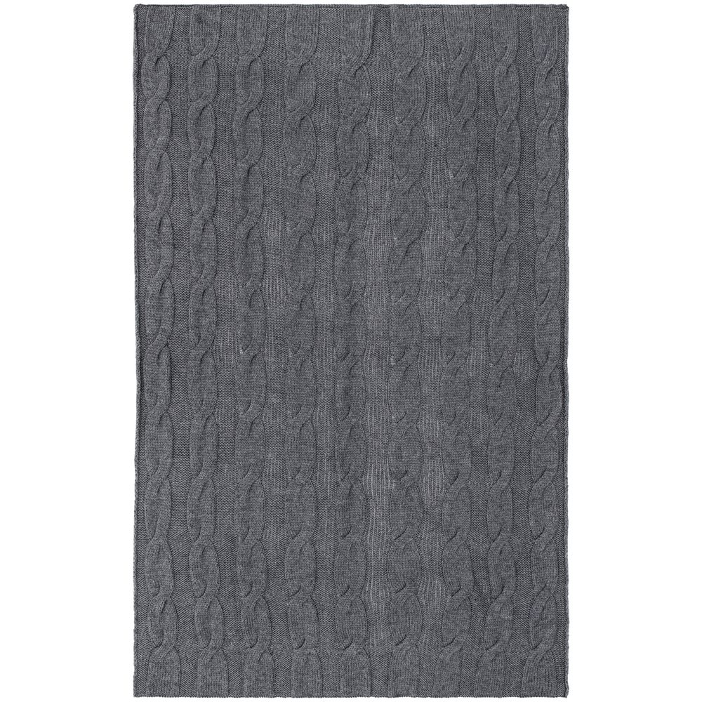 Плед Snefald, серый (маренго меланж) — изображение 3