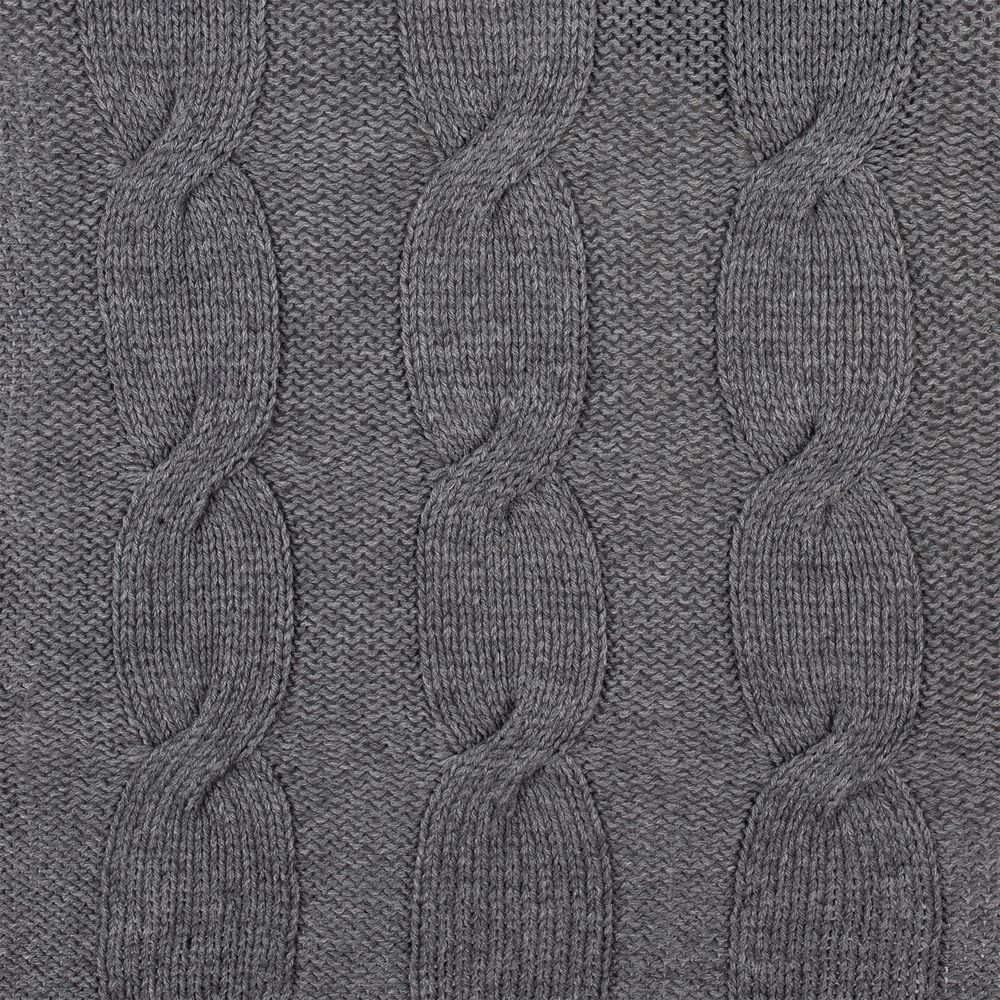 Плед Snefald, серый (маренго меланж) — изображение 4