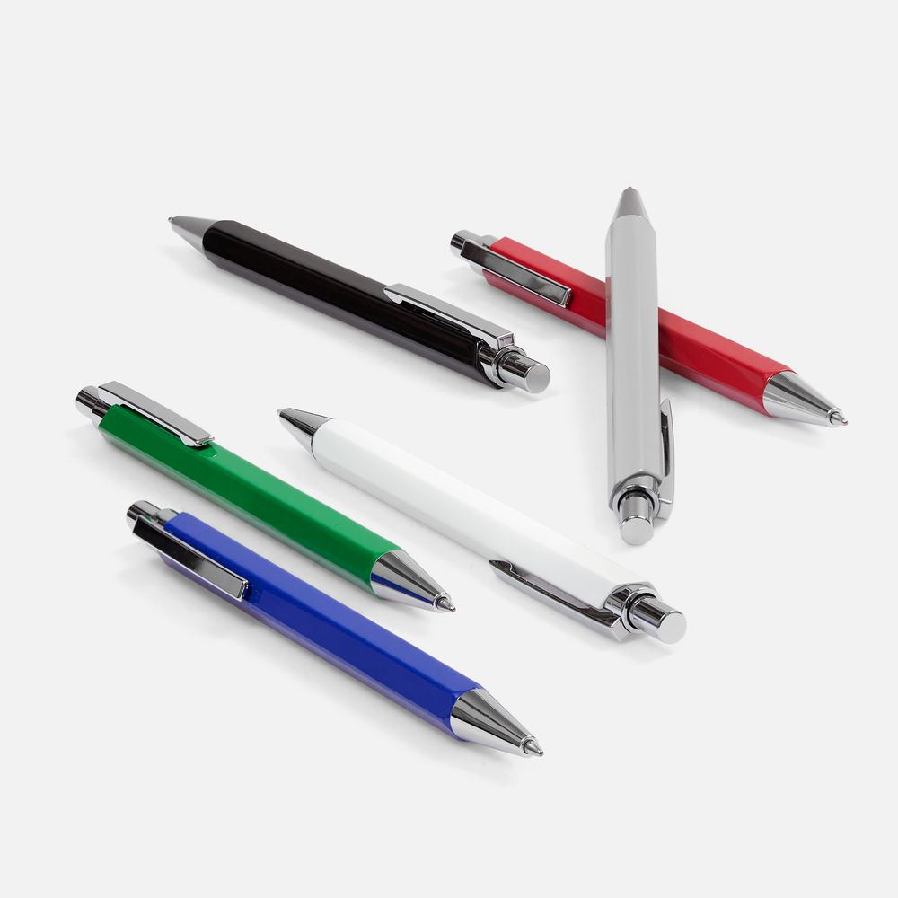 Ручка шариковая Alumno, белая — изображение 5