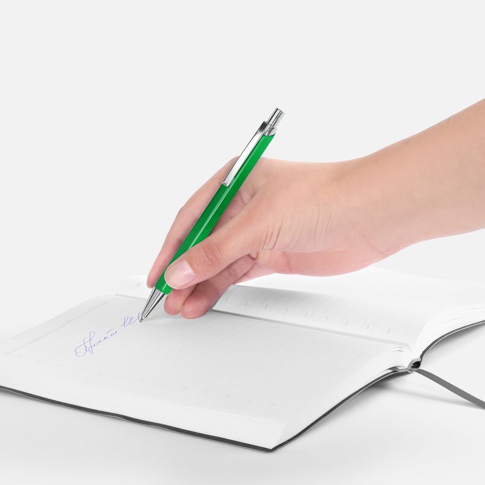 Ручка шариковая Alumno, зеленая — изображение 4