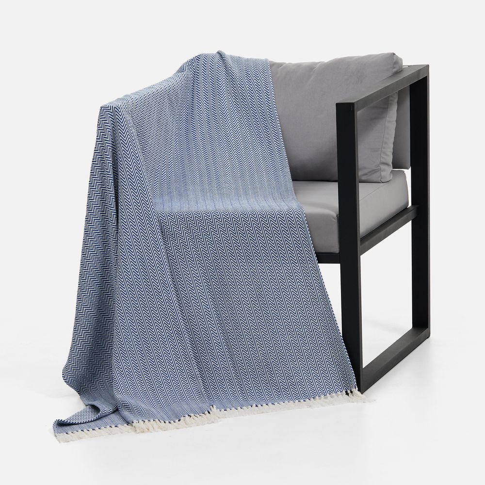 Плед Landour, синий — изображение 5