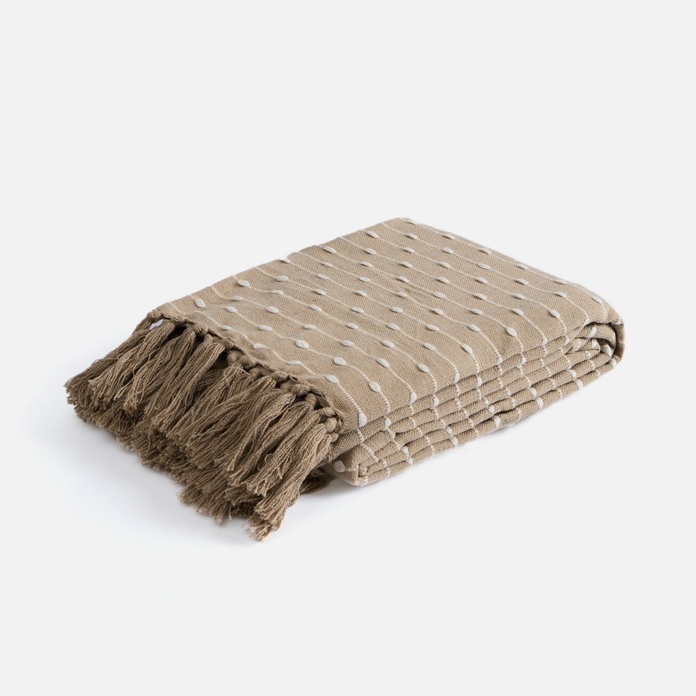 Плед Shimla, бежевый — изображение 2