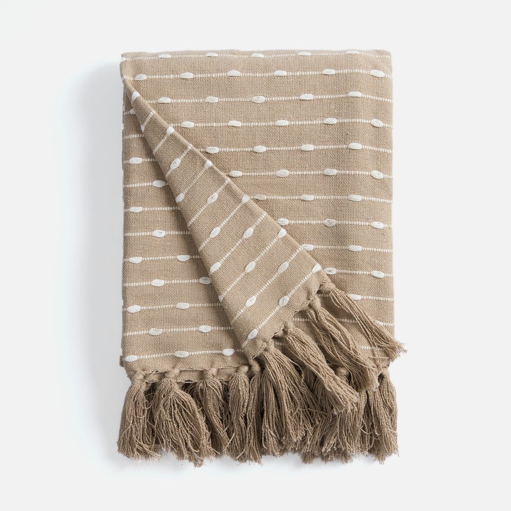 Плед Shimla, бежевый — изображение 3