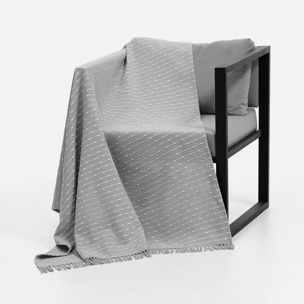 Плед Shimla, серый — изображение 5