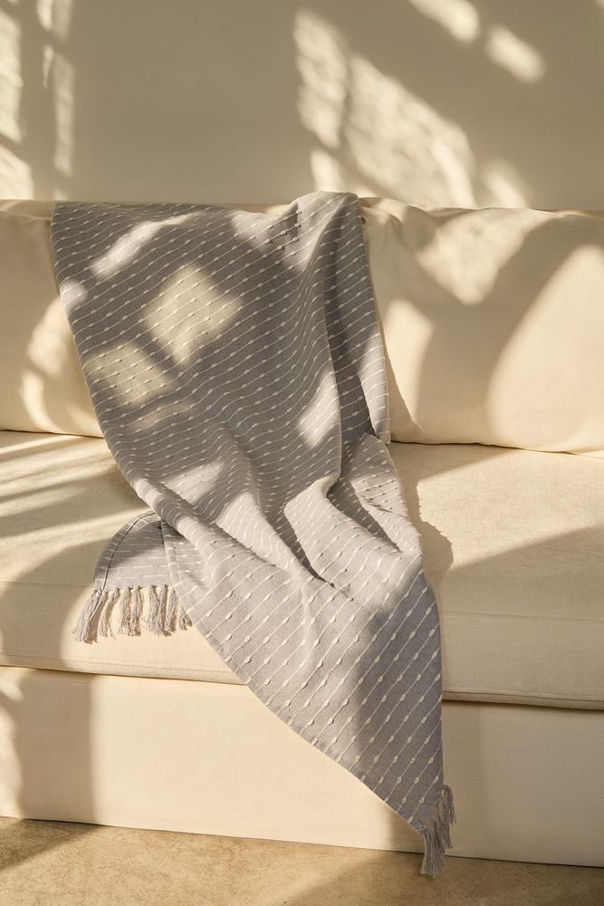 Плед Shimla, серый — изображение 6