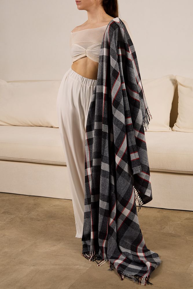 Плед «Валдай», серый — изображение 7