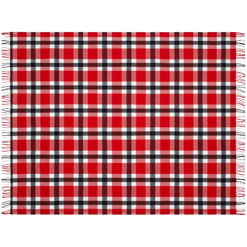 Плед «Валдай», красный — изображение 3