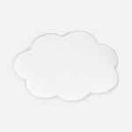 Наклейка тканевая Lunga Calum, L, белая