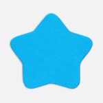 Наклейка тканевая Lunga Bial, M, голубая