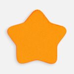 Наклейка тканевая Lunga Bial, M, оранжевый неон