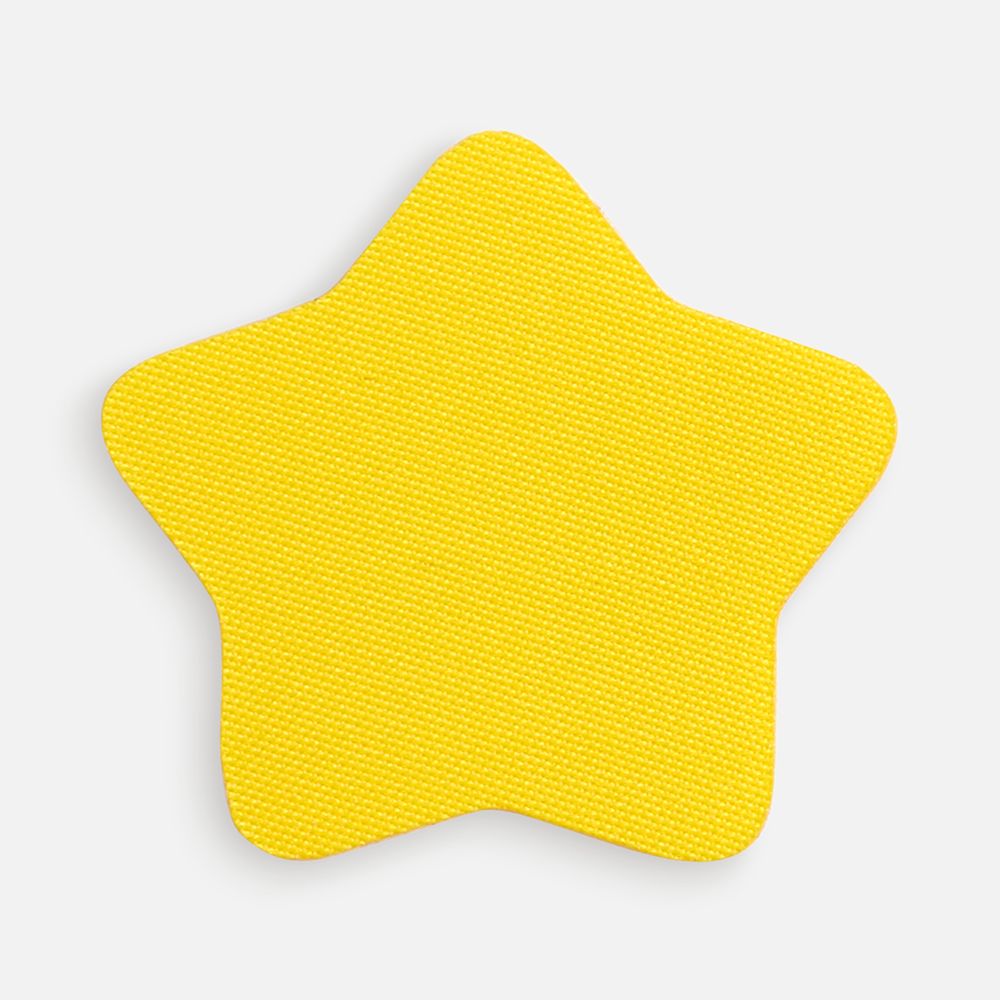 Наклейка тканевая Lunga Bial, M, желтая