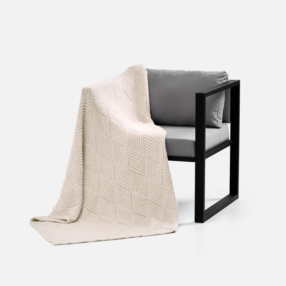 Плед Aspetta, молочный — изображение 4