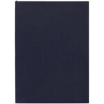 Ежедневник Flat Light, недатированный, иссиня-черный