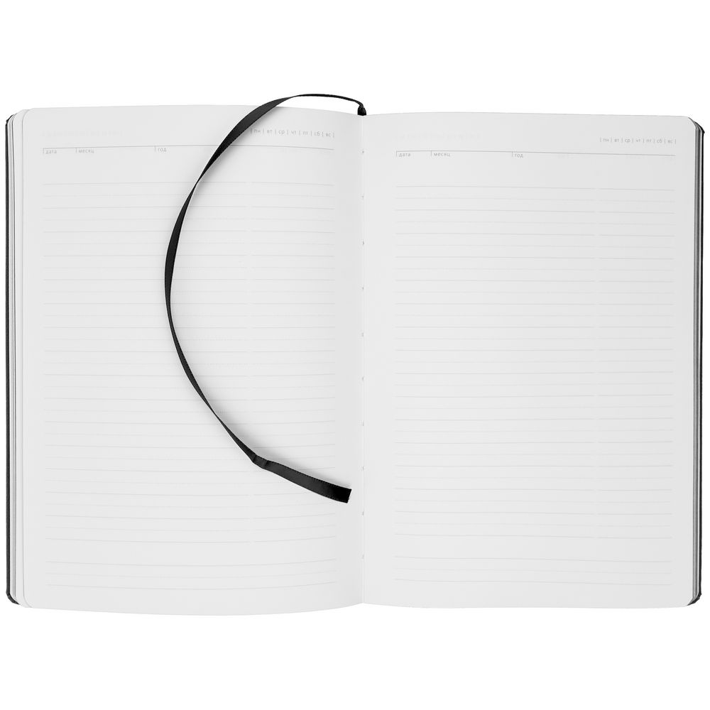 Ежедневник Cortado, недатированный, черный — изображение 6