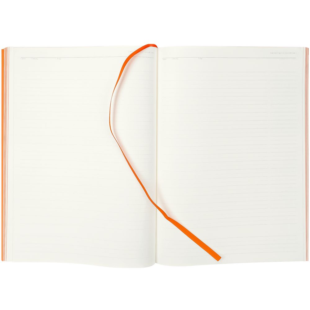 Ежедневник Flat Maxi, недатированный, оранжевый — изображение 5