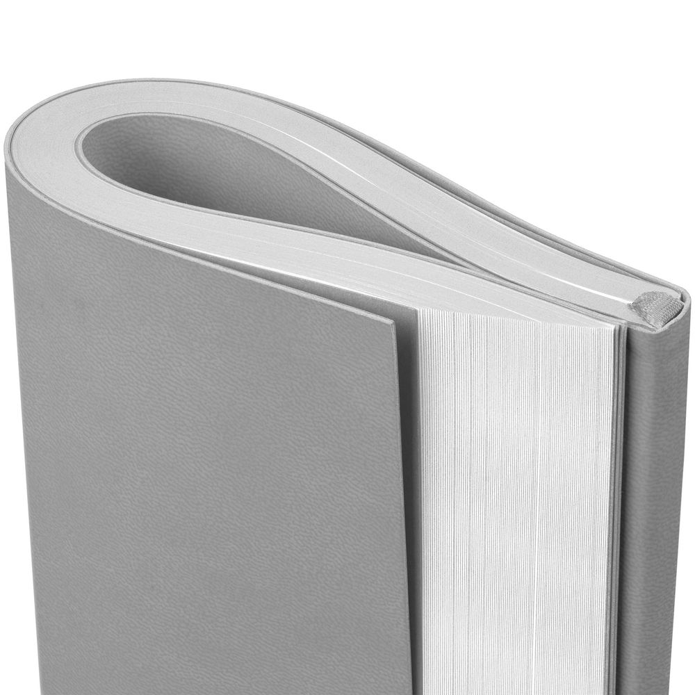 Ежедневник Flat, недатированный, серый — изображение 6