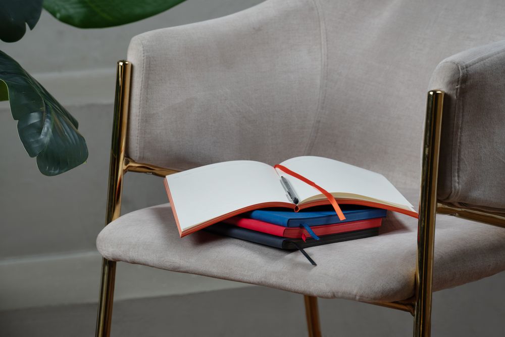 Ежедневник Flat, недатированный, синий — изображение 7