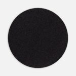 Наклейка тканевая Lunga Round, M, черная