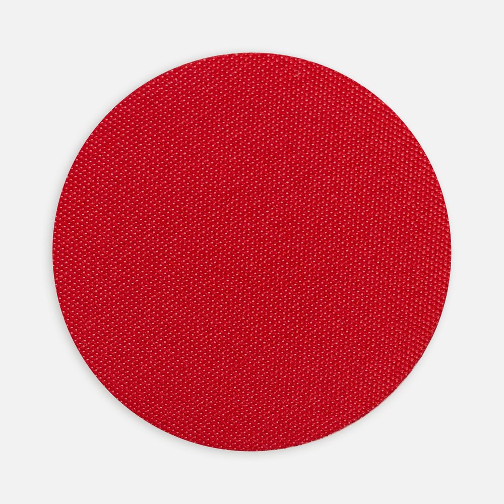 Наклейка тканевая Lunga Round, M, красная