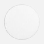 Наклейка тканевая Lunga Round, M, белая