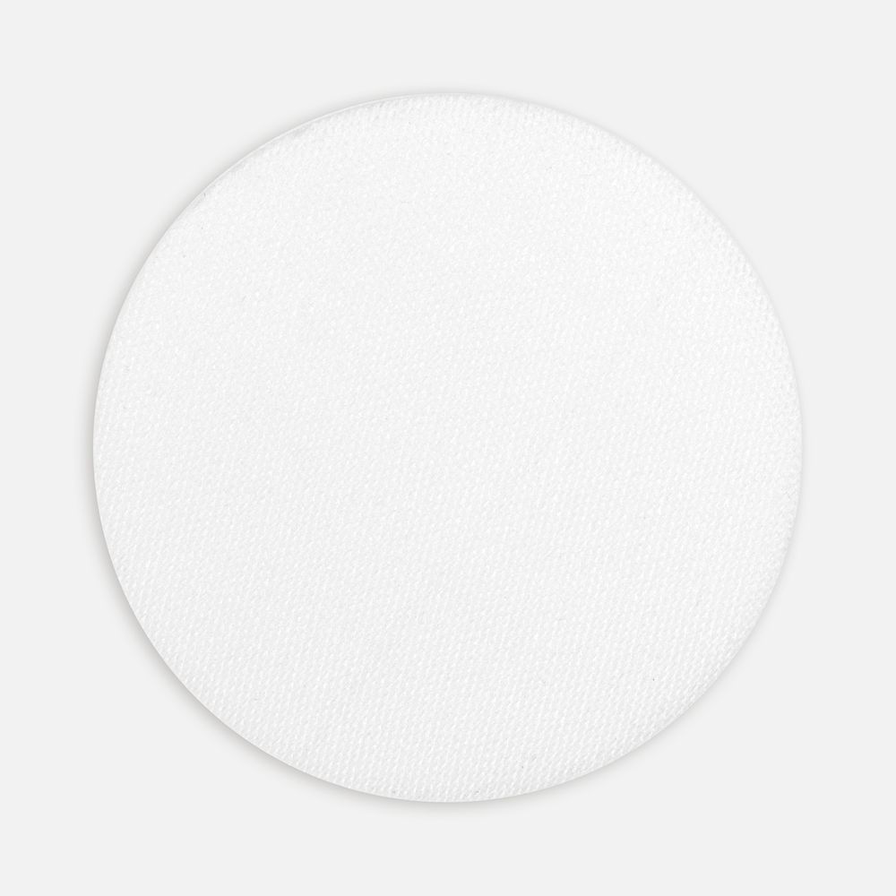 Наклейка тканевая Lunga Round, M, белая