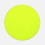 Наклейка тканевая Lunga Round, M, желтый неон