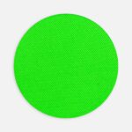 Наклейка тканевая Lunga Round, M, зеленый неон