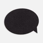 Наклейка тканевая Lunga Bubble, M, черная