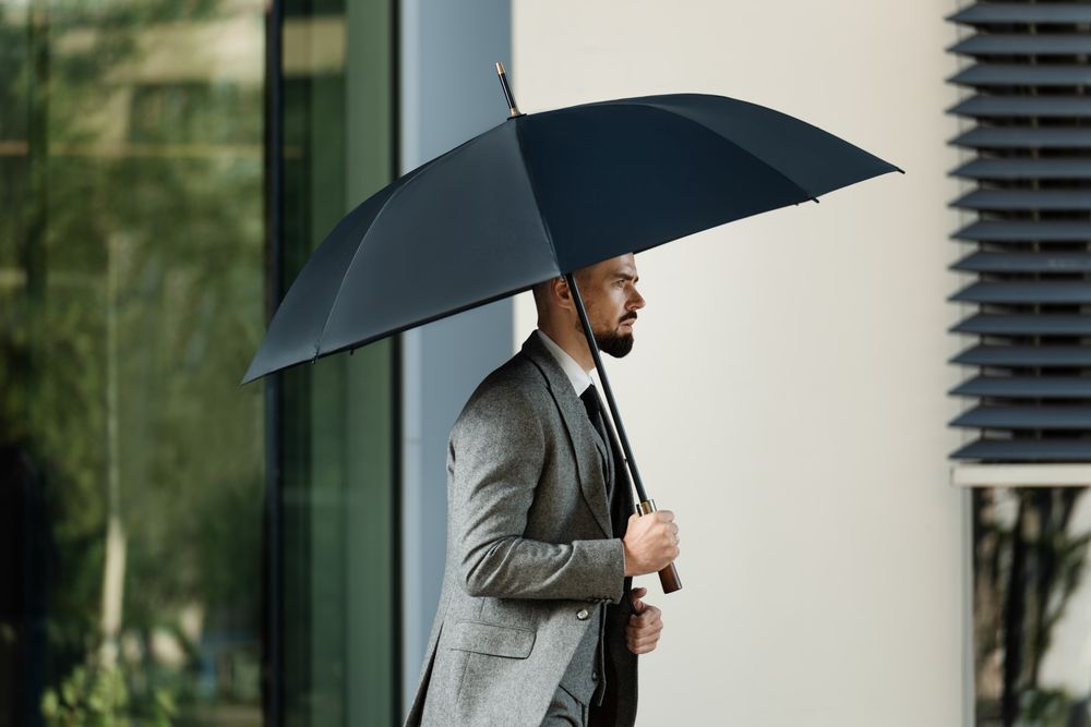 Зонт-трость Represent, черный — изображение 6