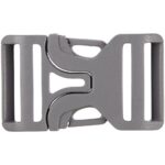 Застежка-пряжка Fibbia, серая
