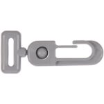 Застежка-карабин Carabine, S, серый