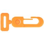 Застежка-карабин Carabine, S, оранжевый неон